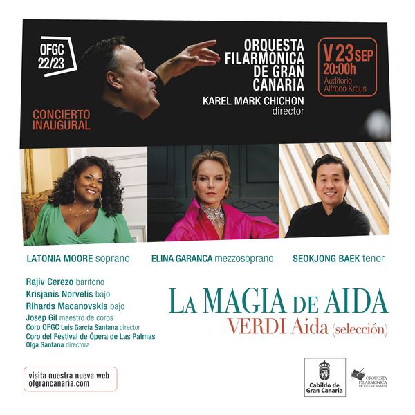 Elina Garanca y Latonia Moore estrenan temporada de la Filarmónica de Gran Canaria con Aida