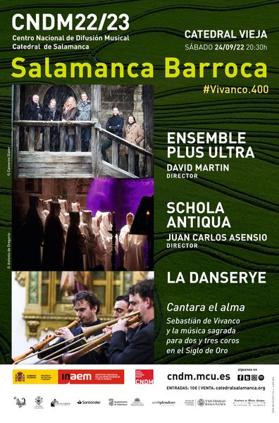 El CNDM y la Universidad de Salamanca presentan la décima edición del ciclo Salamanca Barroca