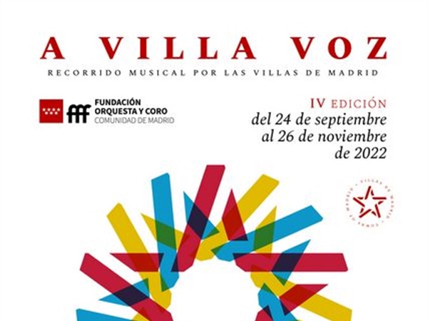 El ciclo coral ‘A Villa Voz’ celebra su cuarta edición del 24 de septiembre al 26 de noviembre