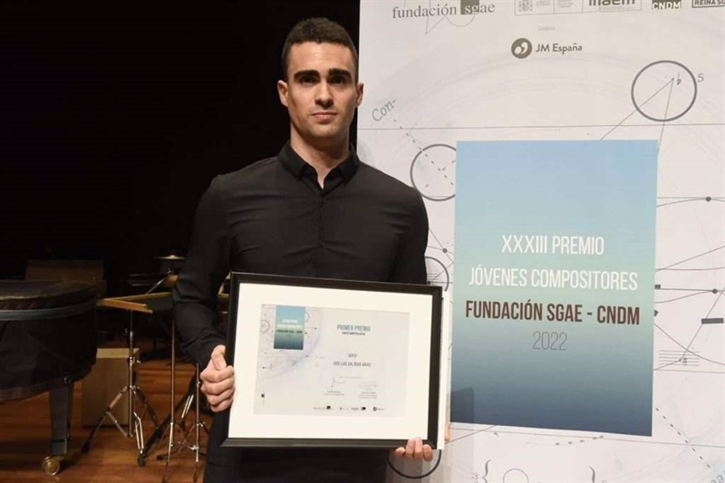 José Luis Valdivia Arias, ganador del XXXIII Premio Jóvenes Compositores Fundación SGAE - CNDM