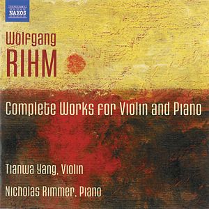 RIHM: Obras completas para violín y piano