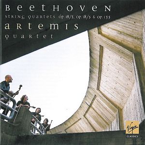 BEETHOVEN: Cuartetos op. 18/ 3 y 5 y op. 135.