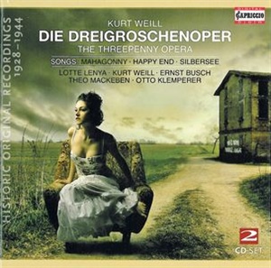 WEILL: Die Dreigroschenoper.Canciones. 