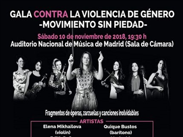 Fragmentos de óperas y zarzuelas en el Auditorio Nacional contra la Violencia de Género
