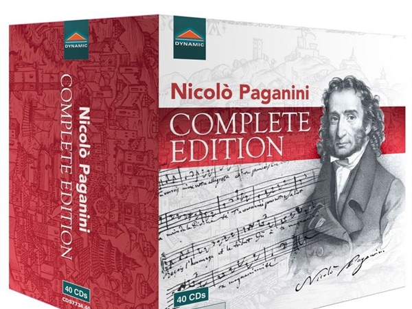 Dynamic presenta la edición completa en 40 CDs de la obra de Paganini