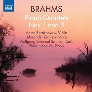 BRAHMS: Cuartetos para piano y cuerda ns. 1 y 3, Opp. 25 y 60. 