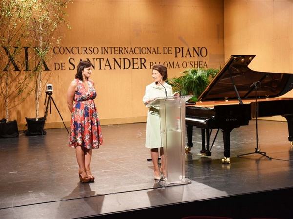 Inaugurado el XIX Concurso Internacional de Piano de Santander Paloma O´Shea