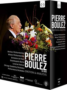 EMOTION & ANALYSIS. Edición PIERRE BOULEZ (Conciertos y documentales). 