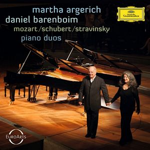 ARGERICH-BARENBOIM. Obras para piano de MOZART, SCHUBERT y STRAVINSKY. 